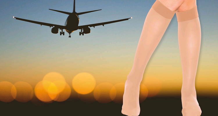 Flight socks for DVT Prevention